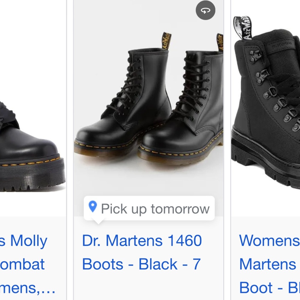 Dr. Martens 1460 Black Combat Boots